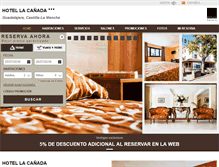 Tablet Screenshot of lacanadahotel.com